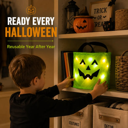 🎃 Halloween Must-Have — Boolume® Light Up Trick or Treat Bags