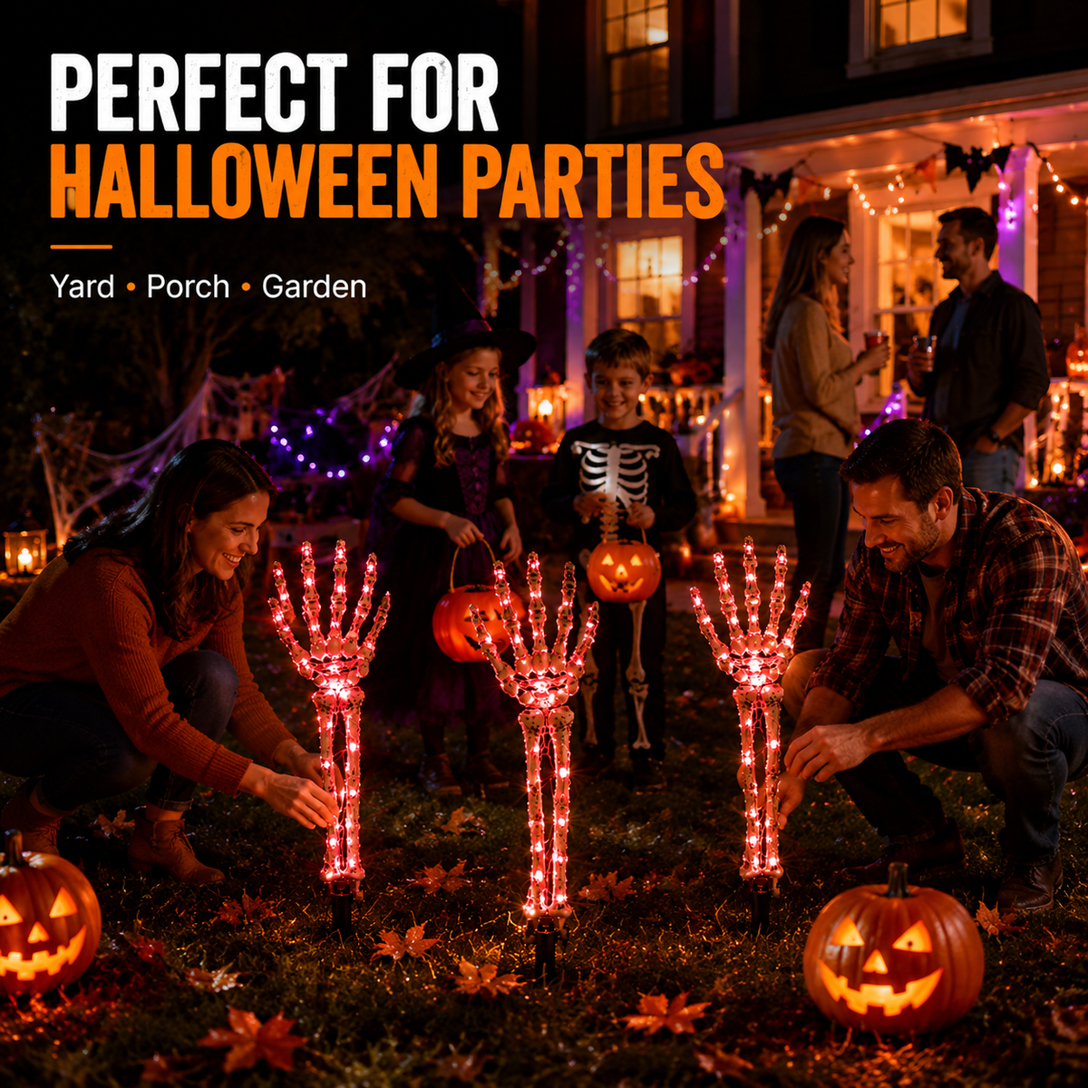 🔥 LAST CHANCE — 50% OFF Dluvivo® Light-Up Skeleton Hand Yard Stakes