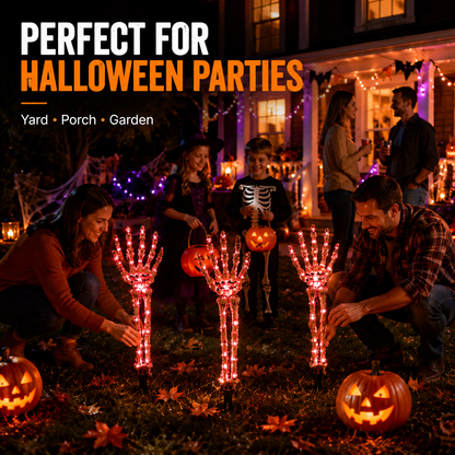 🔥 LAST CHANCE — 50% OFF Dluvivo® Light-Up Skeleton Hand Yard Stakes