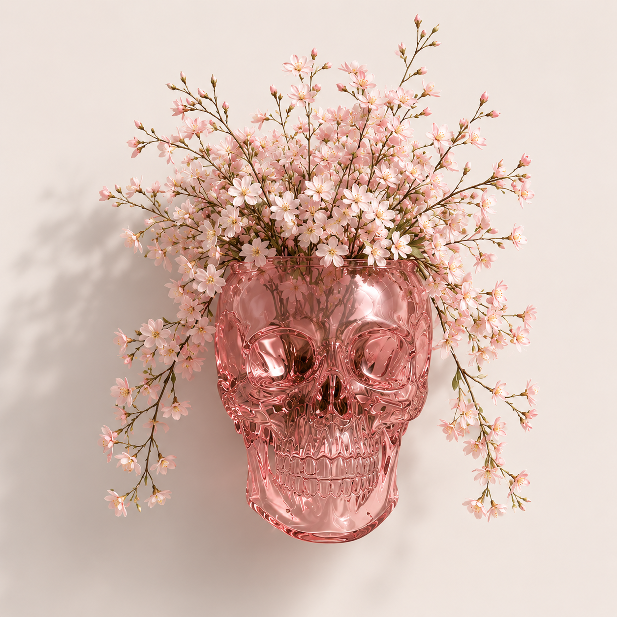 Dluvivo® Gothic Skull Wall Vase