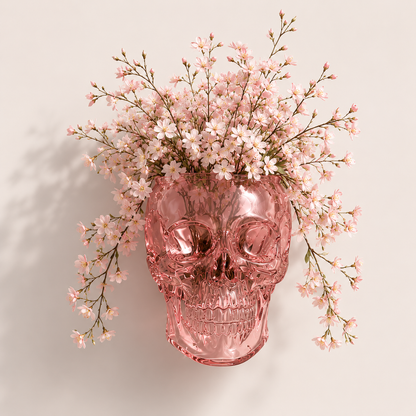 Dluvivo® Gothic Skull Wall Vase