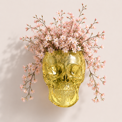 Dluvivo® Gothic Skull Wall Vase
