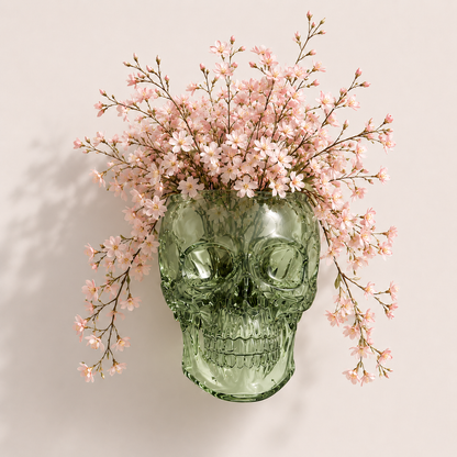 Dluvivo® Gothic Skull Wall Vase