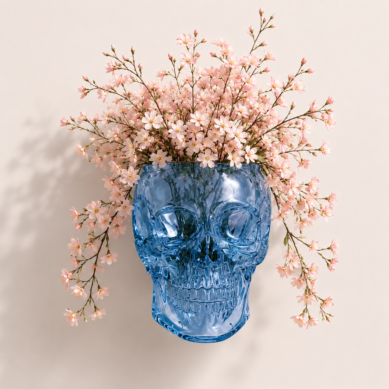 Dluvivo® Gothic Skull Wall Vase