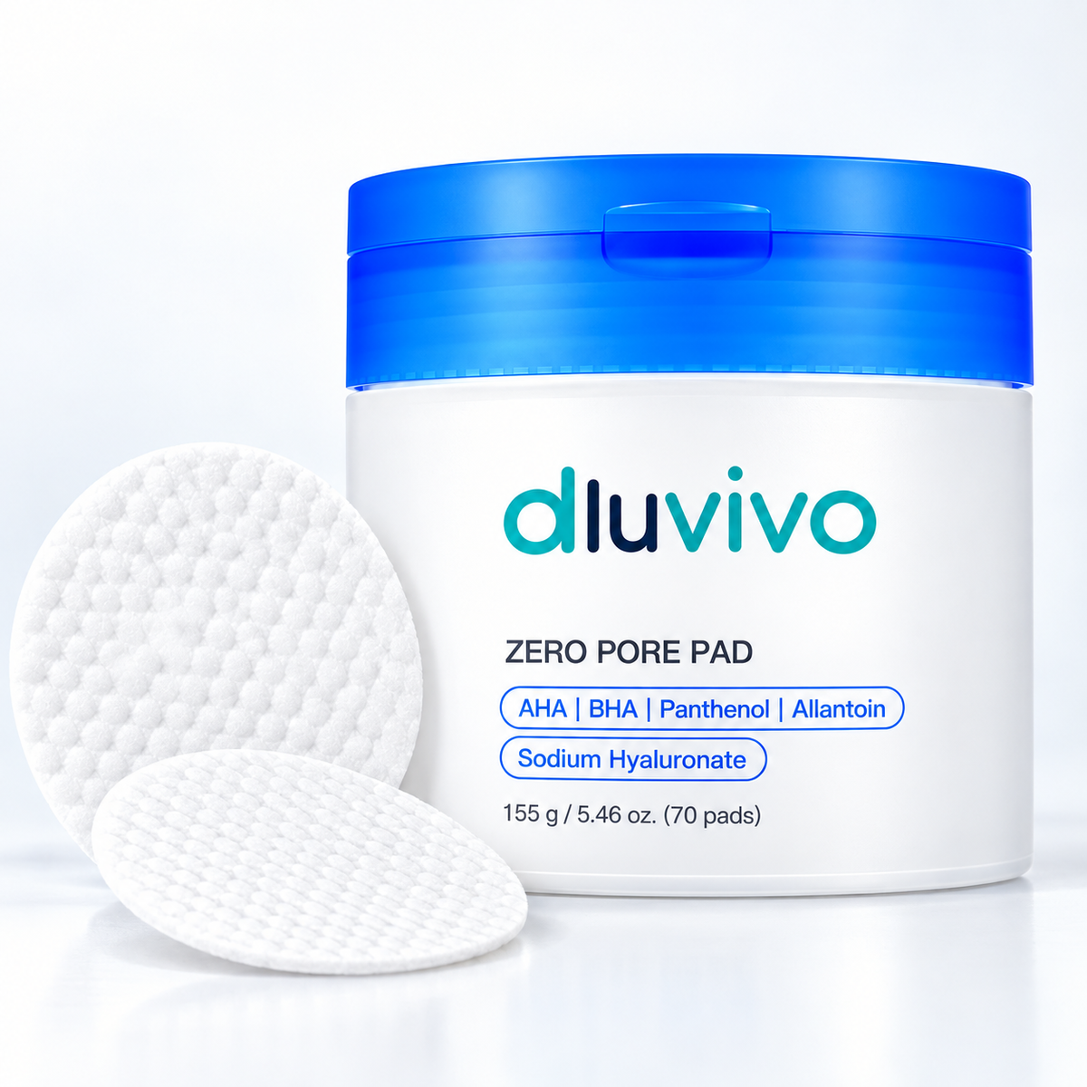 🔥 LIMITED-TIME 75% OFF — Dluvivo® Zero Pore Pads – Dual-Texture AHA + BHA Pore Care Pads
