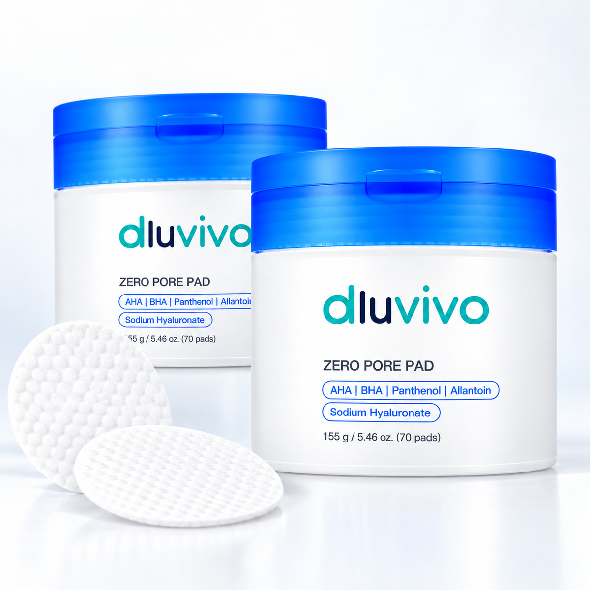 🔥 LIMITED-TIME 75% OFF — Dluvivo® Zero Pore Pads – Dual-Texture AHA + BHA Pore Care Pads
