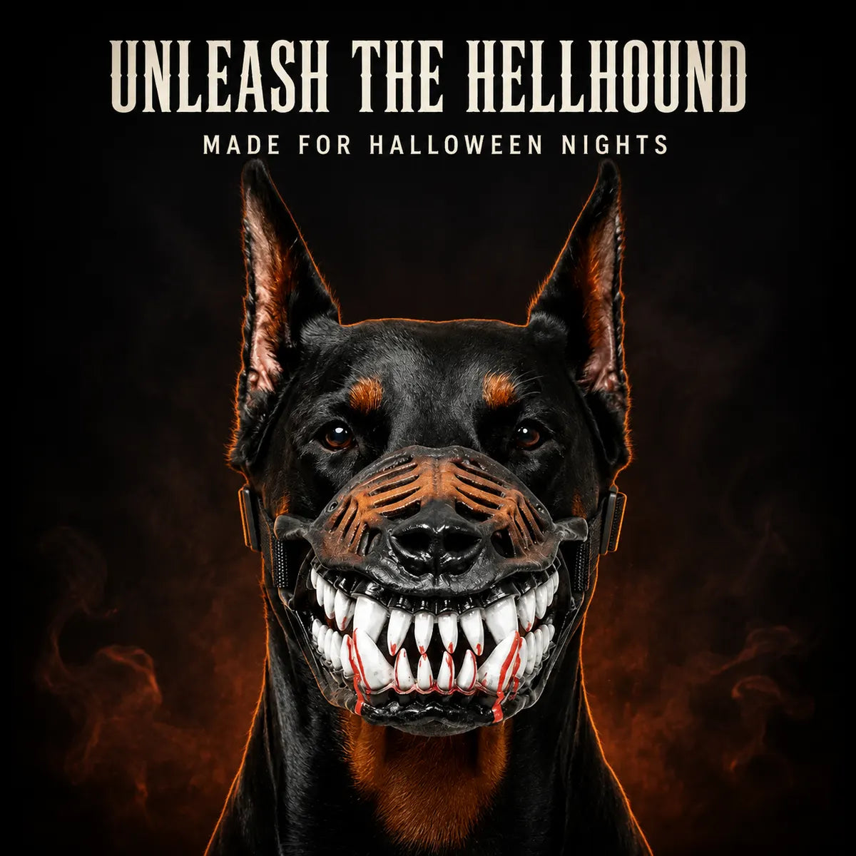 Dluvivo® Monster Muzzle Costume for Dogs Unleash the Halloween Look