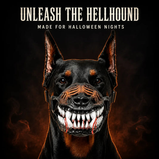 Dluvivo® Monster Muzzle Costume for Dogs Unleash the Halloween Look