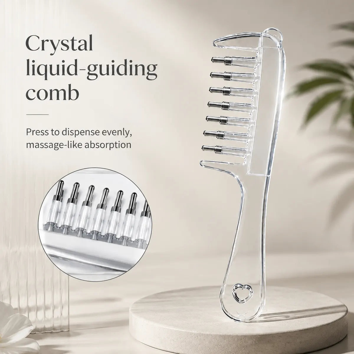 Dluvivo® Root Glow Applicator Scalp OilApplicator Roller Ball Comb