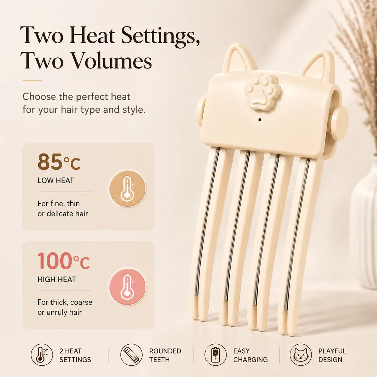 Dluvivo® Heated Hair Volume Clip