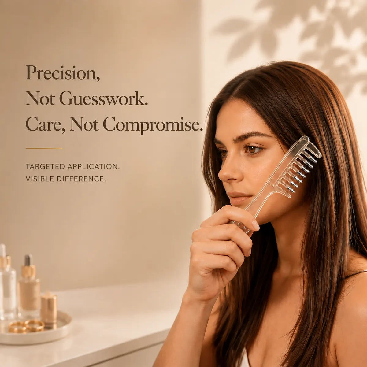 Dluvivo® Root Glow Applicator Scalp OilApplicator Roller Ball Comb