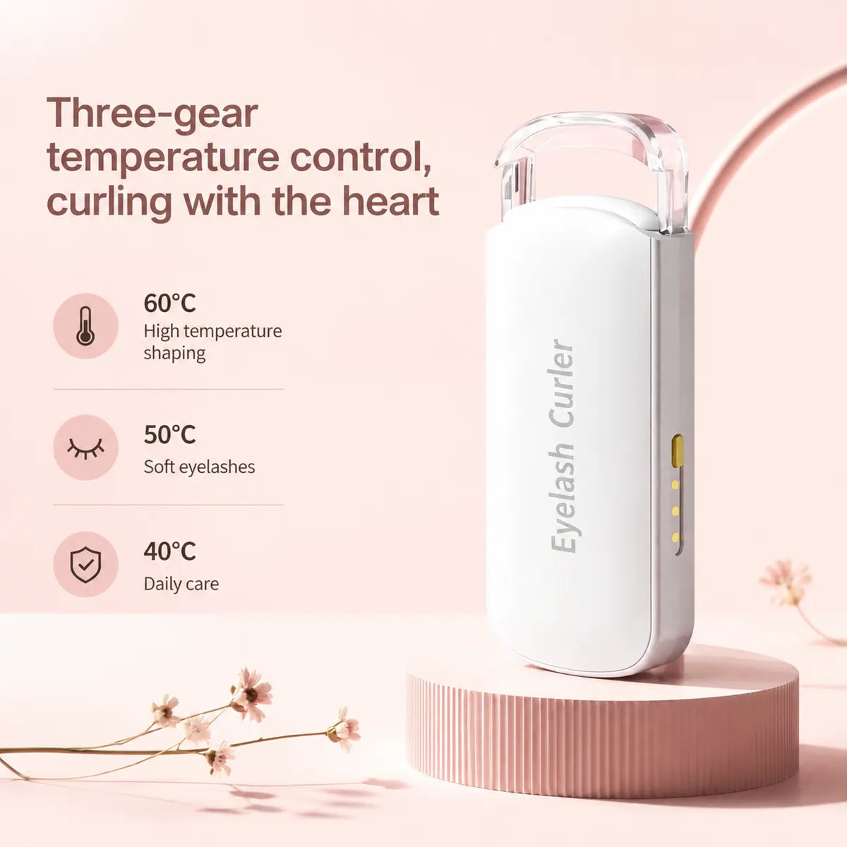 Dluvivo® Rechargeable Heated Eyelash Curler