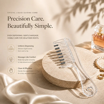Dluvivo® Root Glow Applicator Scalp OilApplicator Roller Ball Comb