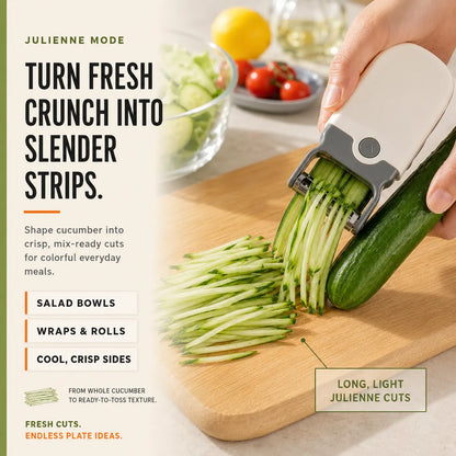 Dluvivo® PrepSwitch 3-in-1 Covered Vegetable Peeler