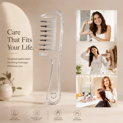 Dluvivo® Root Glow Applicator Scalp OilApplicator Roller Ball Comb