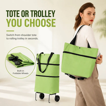 Foldable Rolling Grocery Bag（upsell）