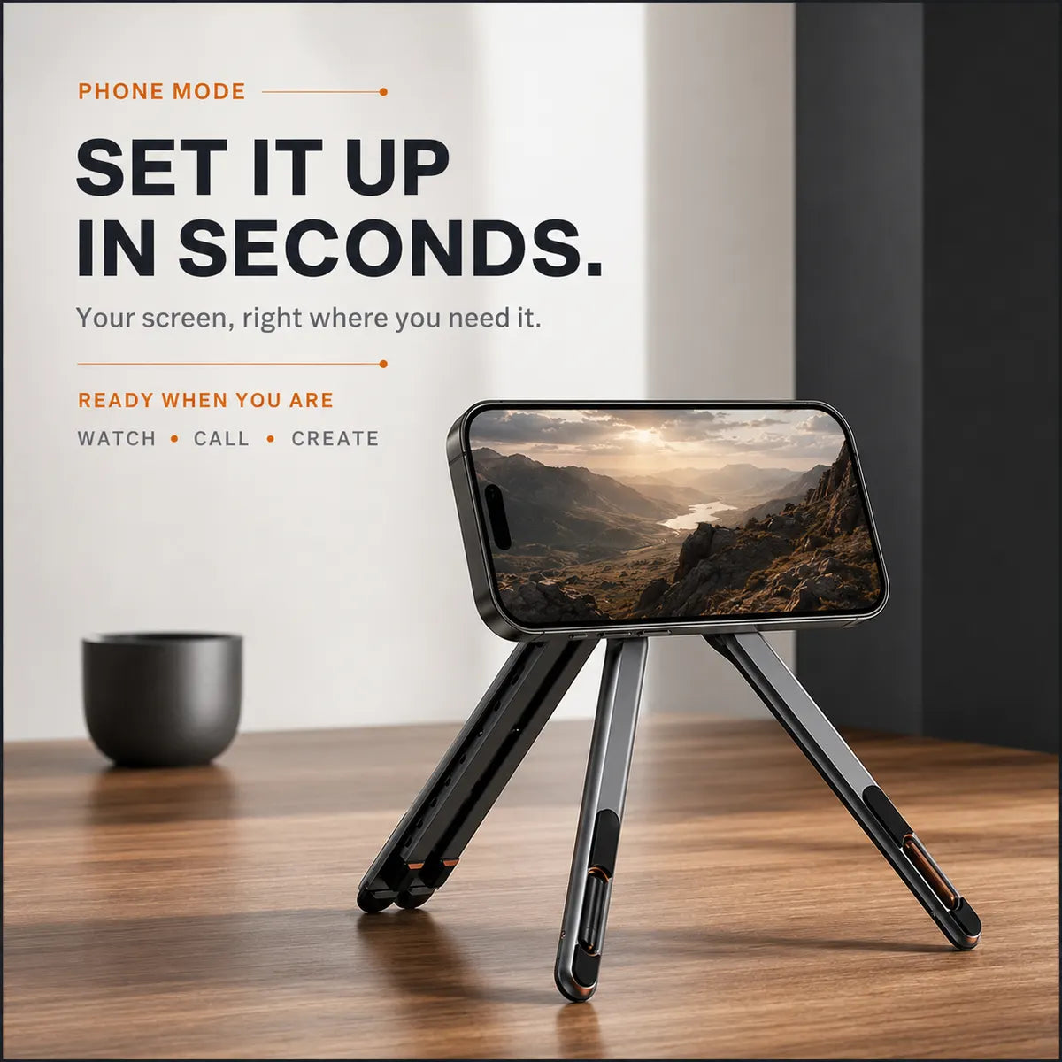 Foldable Multi-Device Stand