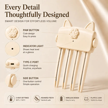 Dluvivo® Heated Hair Volume Clip