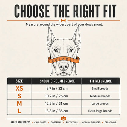 Dluvivo® Monster Muzzle Costume for Dogs Unleash the Halloween Look