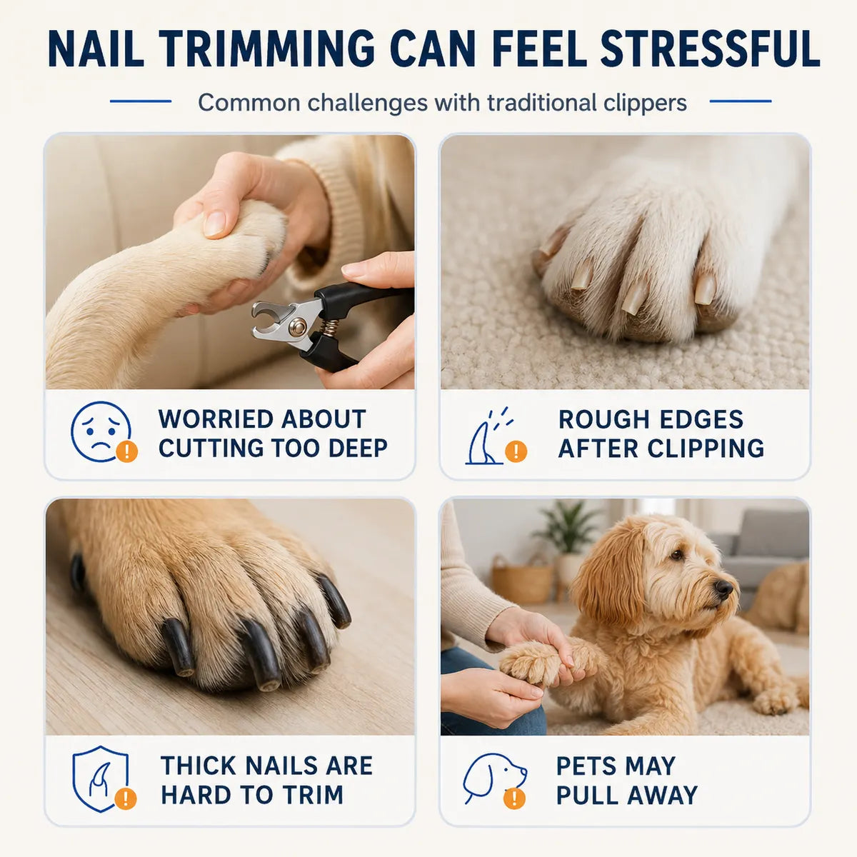 PET NAIL CARELED-Lit Low-NoiseNail Grinder