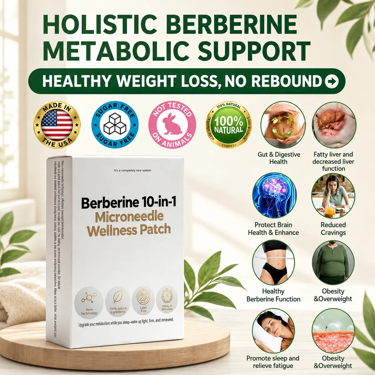 Dluvivo® Berberine 10-in-1 Nano Microneedle Wellness