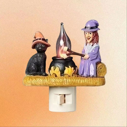 Halloween Ghost Campfire Flickering Nightlight（upsell）