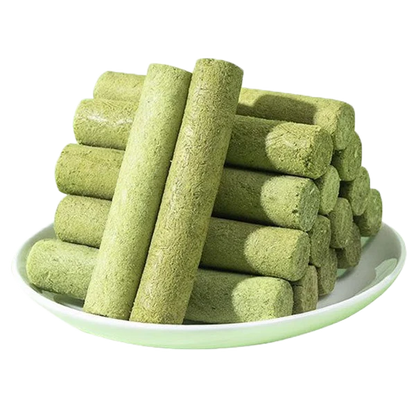 CAT GRASS TEETHING STICK 🐱 🌿 A Tasty Cat-Grass Chew for Treating, Chewing & Play