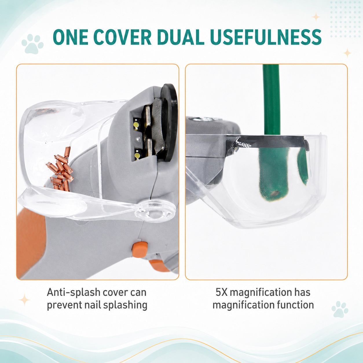 Dluvivo Pet Nail Clippers with LED Light
