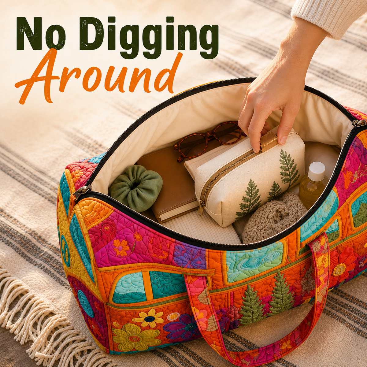 🔥 TODAY ONLY 59% OFF — Retro Van Weekender Bag