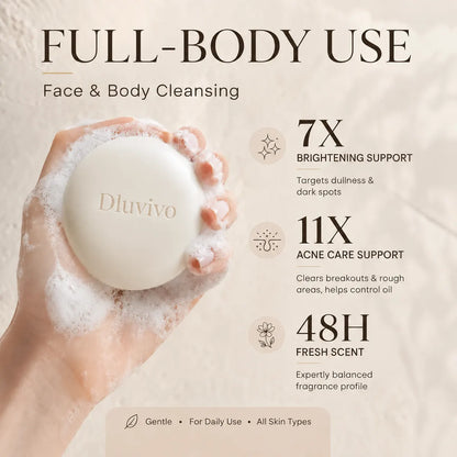 🛁 Niacinamide Brightening Beauty Bar for Dull & Uneven-Looking Skin