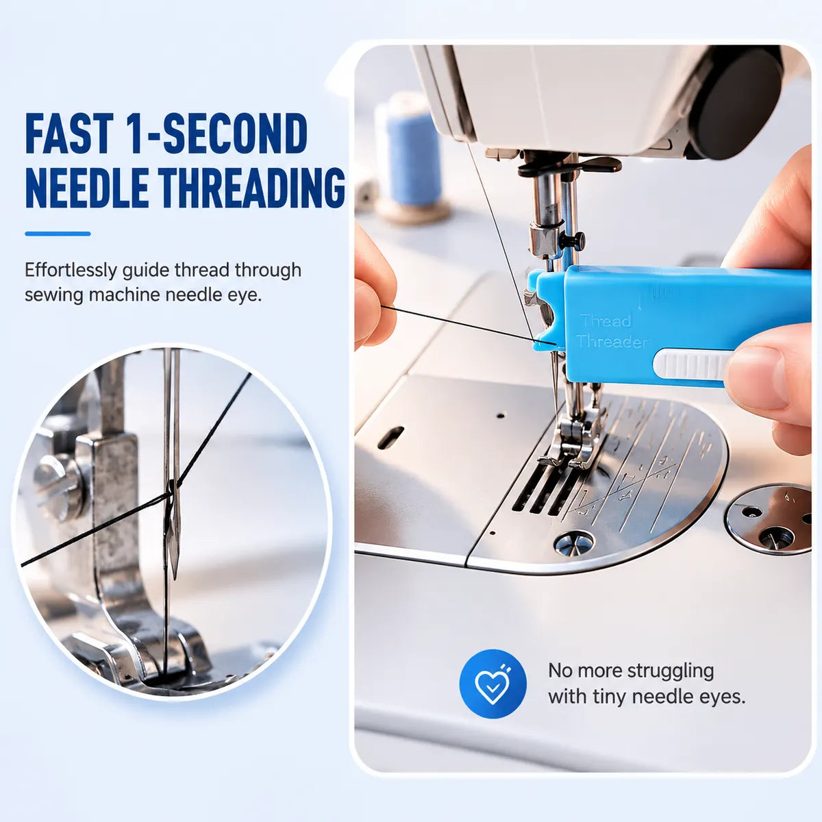 4-IN-1 Sewing Machine Needle Threader