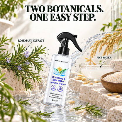 LIMITED-TIME 60% OFF – Refreshing Rosemary & Rice Water Hair & Scalp Spray