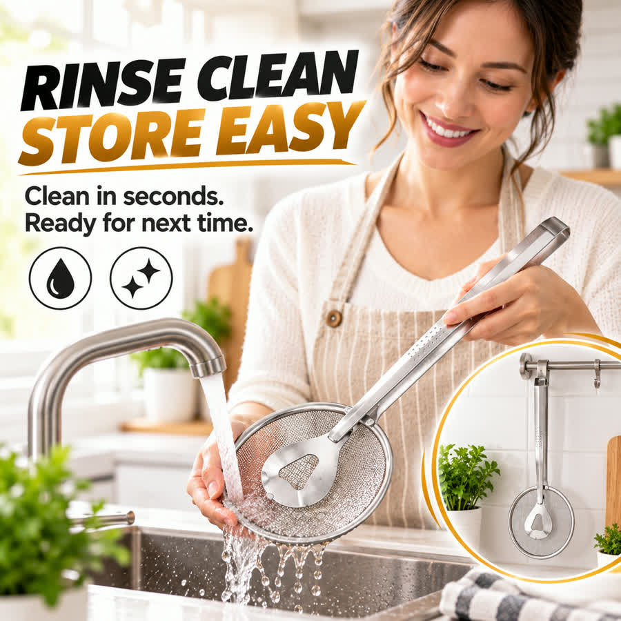 Rinse clean and store easily