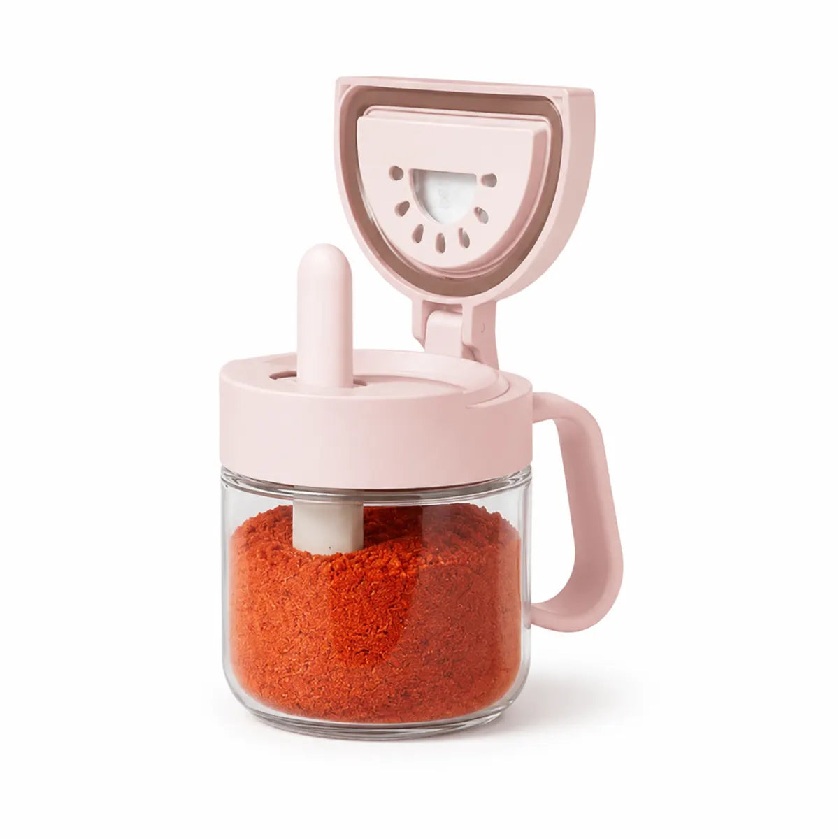 Spiceora® Glass Spice Jars with Built-In Spoons