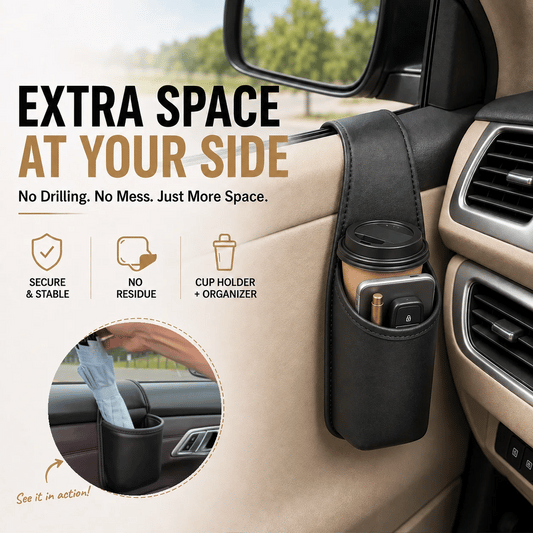 👑 LAST DAY: 42% OFF 🚗Tavelyq® Car Door Storage Pocket & Cup Holder