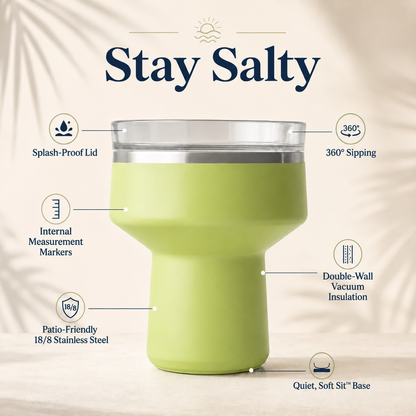 Rimvella®- 16 OZ COCKTAIL TUMBLER ❄️🍹 The Insulated Margarita Cup That Keeps the Good Stuff Cold for Up to 10 Hours