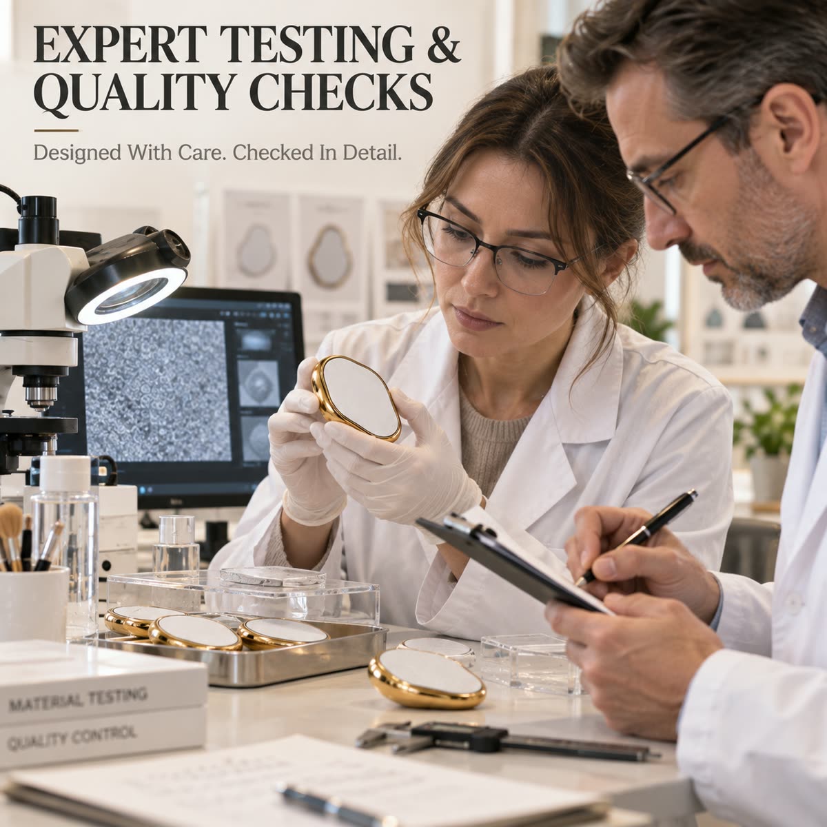 Expert testing and quality checks for crystal hair eraser