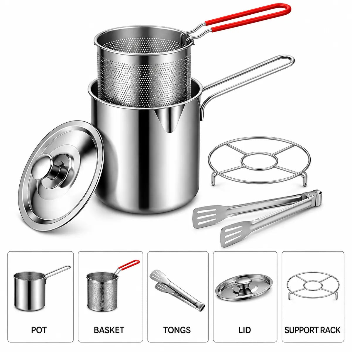 🔥 LAST DAY — 50% OFF Personal Mini Deep Fryer Set（upsell）
