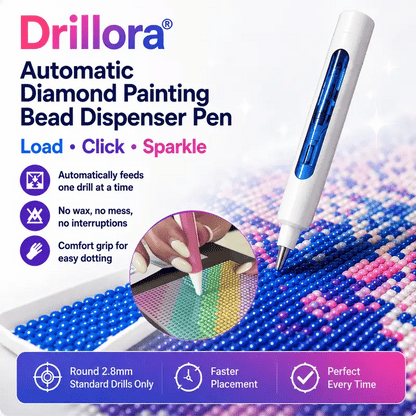Drillora® Automatic Diamond Painting Bead Dispenser Pen 💎（upsell）
