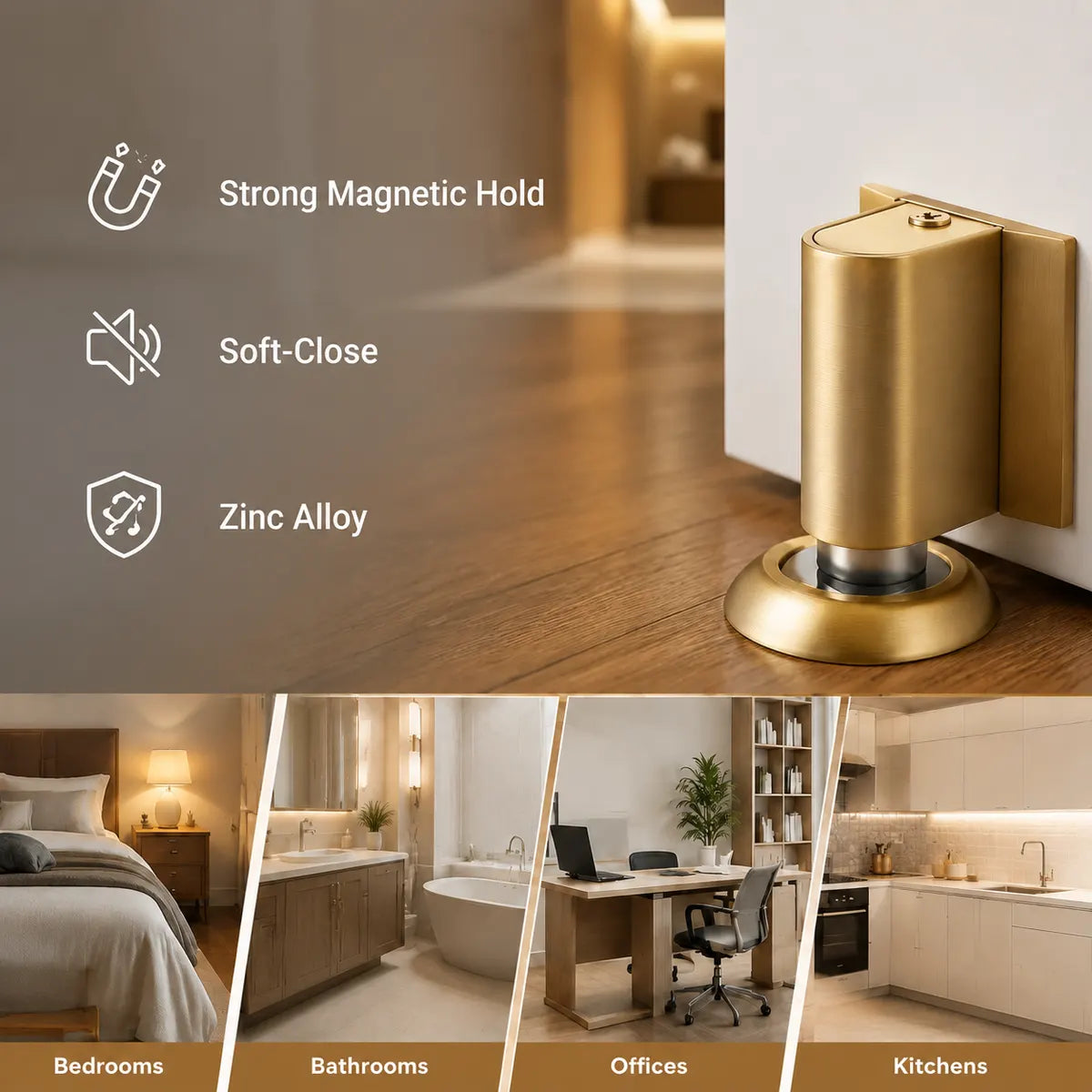 Magnetic Door Stopper - Limited Time Offer