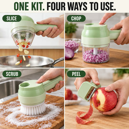 ⚡ FLASH SALE 60% OFF – Electric Vegetable Chopper & Slicer
