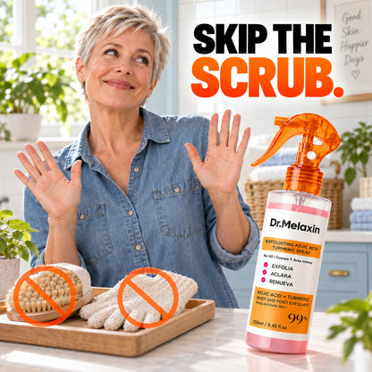 No-Scrub Face & Body Exfoliating Spray for Rough, Bumpy-Feeling Skin
