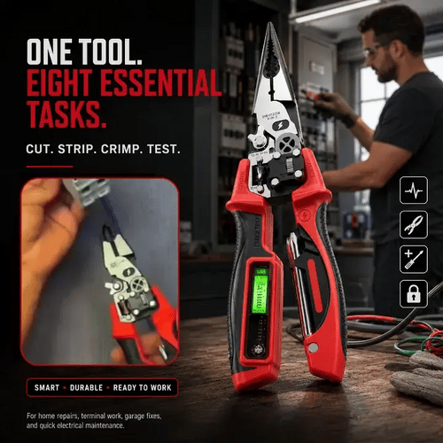 🔥 #1 Must-Have Electrician Tool — 8-in-1 Digital Pliers（upsell）