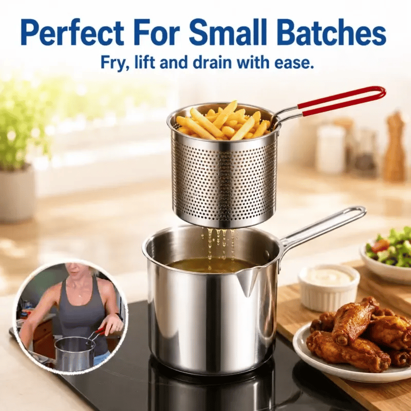 🔥 LAST DAY — 50% OFF Personal Mini Deep Fryer Set（upsell）