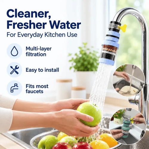 Limited-Time Deal – 360° Swivel 6-Stage Faucet Water Filter