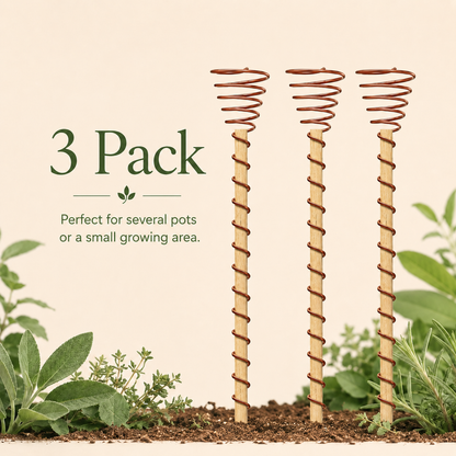 Copper Antenna Garden Stake