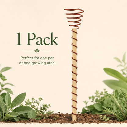 Copper Antenna Garden Stake