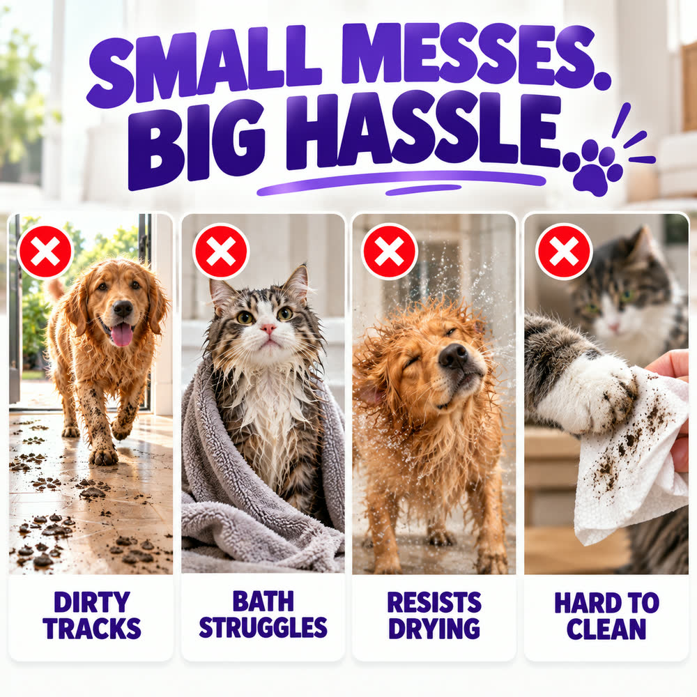 Small messes and difficult pet cleanup moments