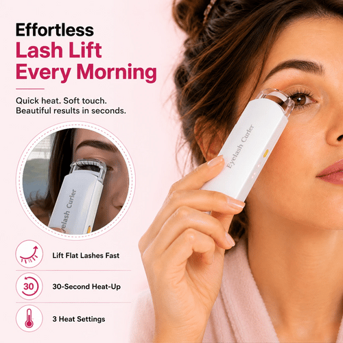 Dluvivo® Rechargeable Heated Eyelash Curler