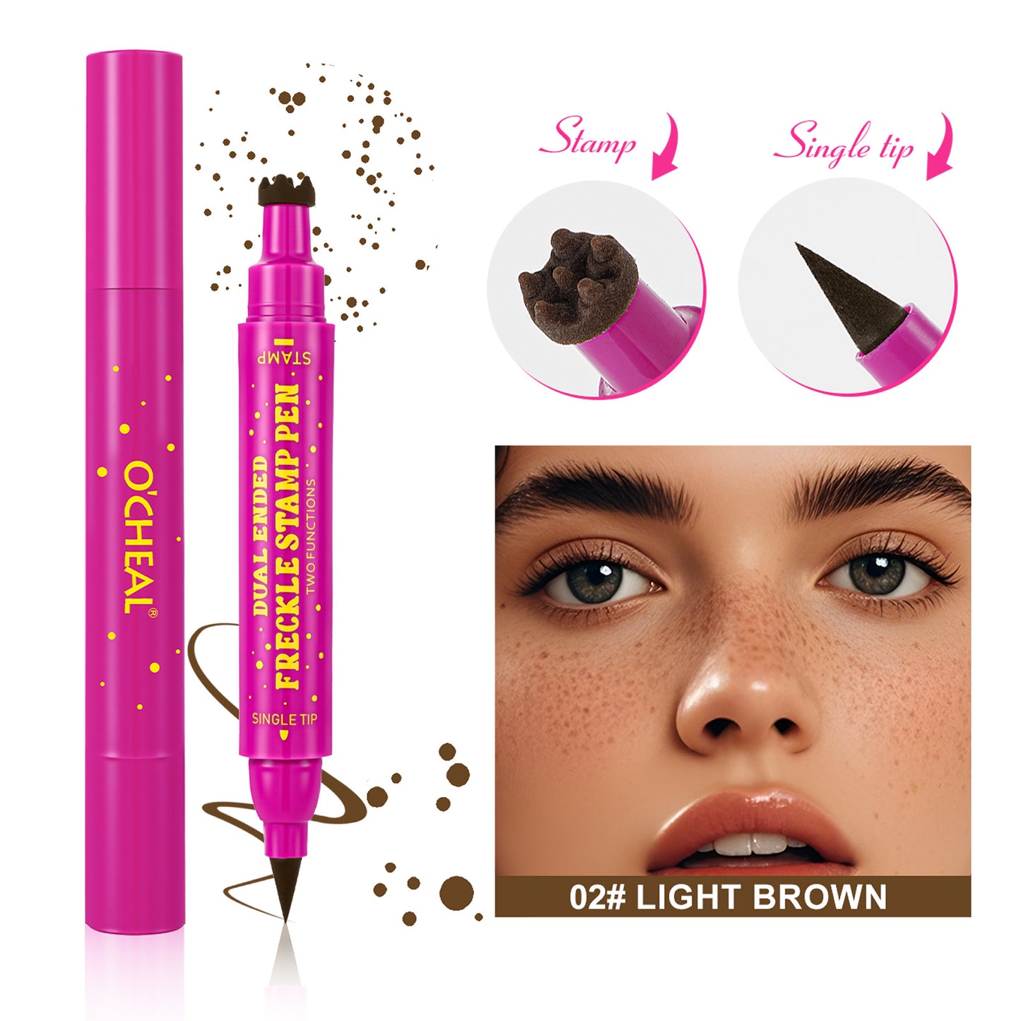 Dluvivo® Dual-Ended Freckle Stamp Pen